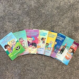 Scholastic Baby-Sitters Little Sister Colorful Book Collection